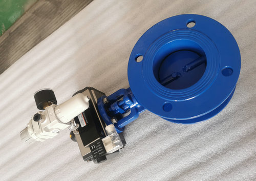 RTO、VOCS煙氣處理氣動蝶閥_除塵氣動通風(fēng)蝶閥